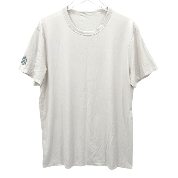 Lululemon x Barry's Fundamental Tee Mens XL White Short Sleeve Crewneck Shirt - Picture 1 of 7